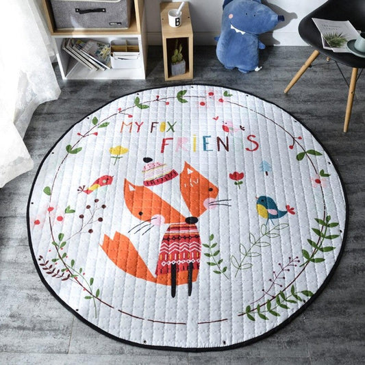 Activity Play Mat - Toy Storage - My Foxy Friends - Just Kidding Store