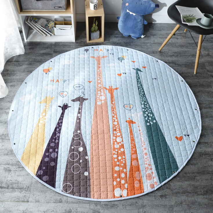 Activity Play Mat - Toy Storage - Giraffe Family - Just Kidding Store