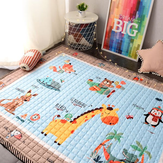 Big Giraffe Play Mat - Quilted Anti Skid Carpet - Just Kidding Store