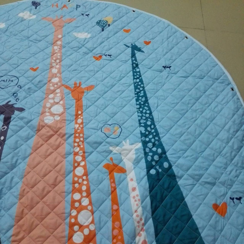 Activity Play Mat - Toy Storage - Giraffe Family - Just Kidding Store