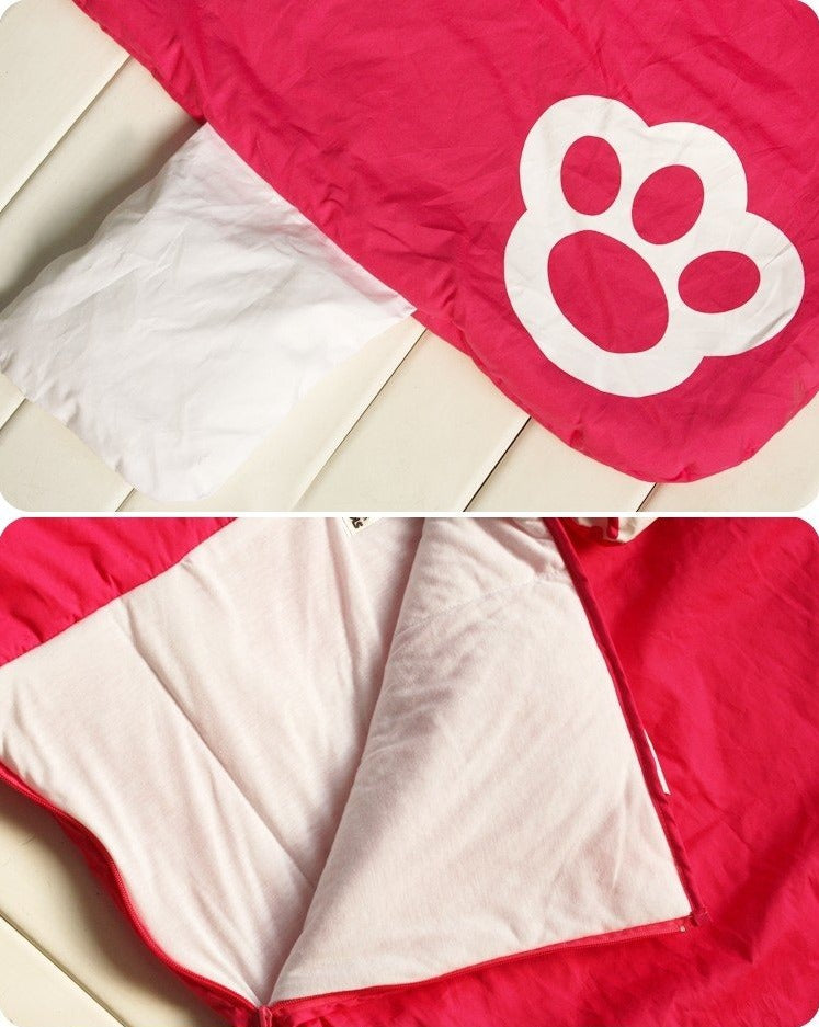 Hot Pink Rabbit Sleeping Bag - Kids Sleep Sack - Just Kidding Store