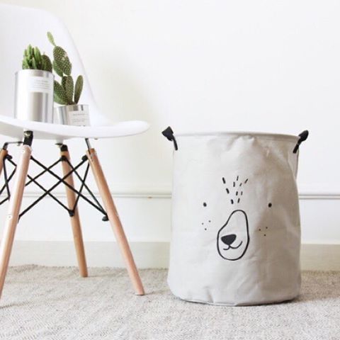 Large Laundry Hamper Bag - Clothes Storage Baskets -Just Kidding Store