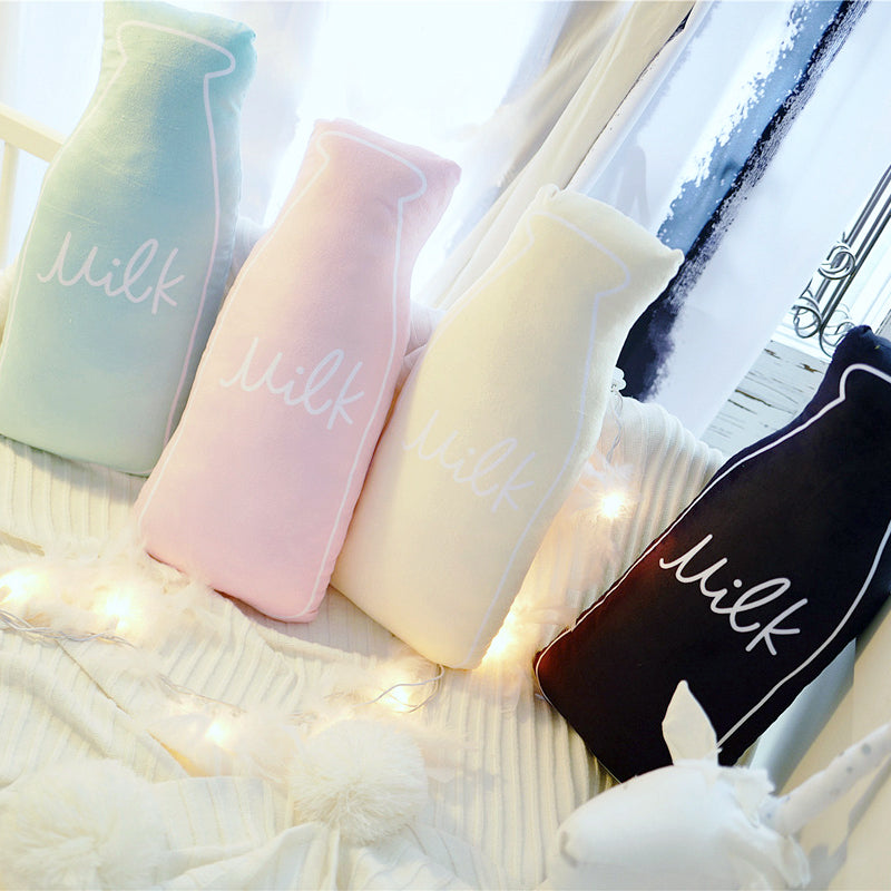 Milk Bottle Plush Cushion KIds Milk Bottle Pillow - Just Kidding Store