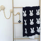 Double Sided Monochrome Bunny Blanket - Just Kidding Store