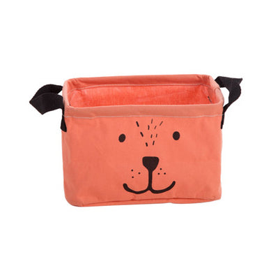 Canvas Storage Box Organizer - Desktop Jute Baskets - Just Kidding Store