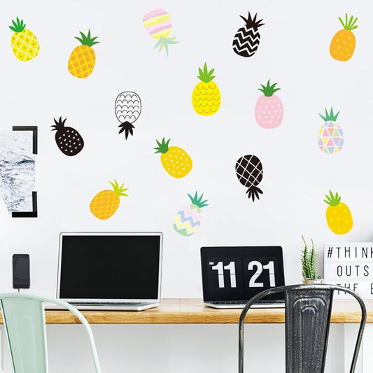 Pineapple Wall Stickers - Ananas Wall Decals - Just Kidding Store