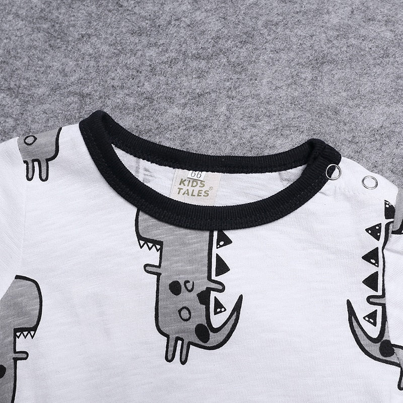 Mini Dinosaur Summer Baby Fashion Trendy Romper - Just Kidding Store