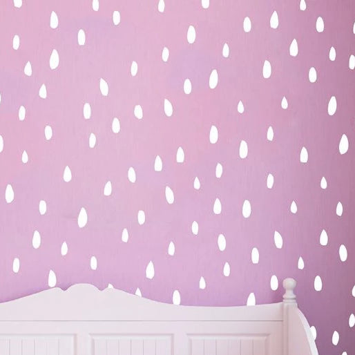Watermelon Seeds Wall Decal - Irregular Polka Dots Stickers - Just Kidding Store