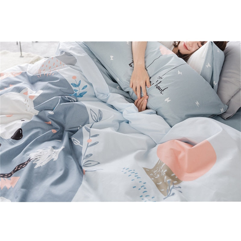 White Bear Bedding Set - Childrens Bedding Set - Just Kidding Store