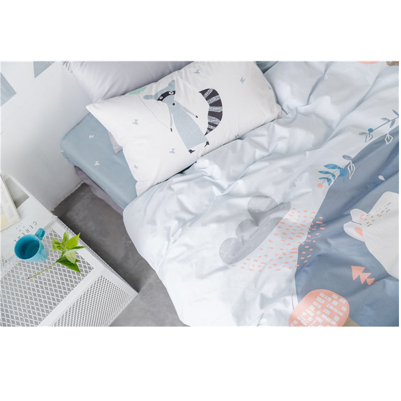 White Bear Bedding Set - Childrens Bedding Set - Just Kidding Store