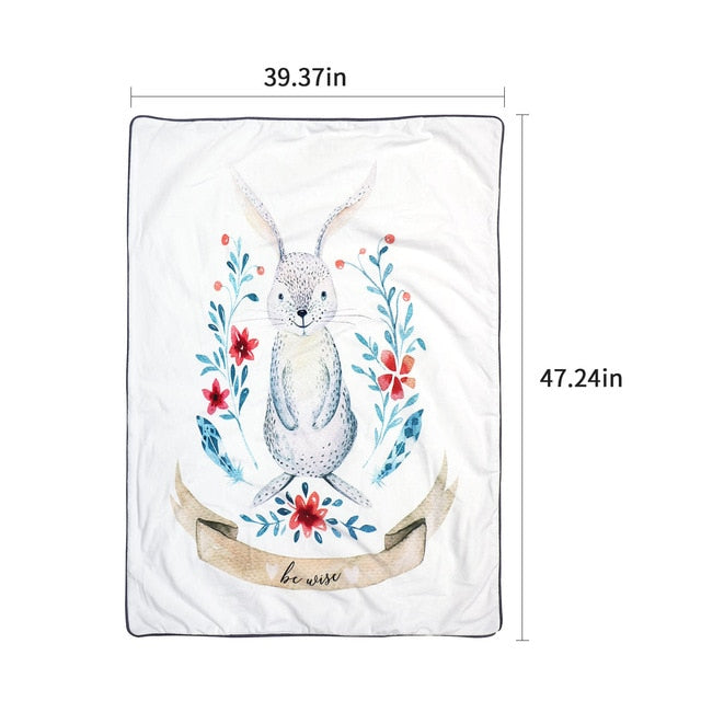 Luxuriously Soft Baby Kids Children Bunny Blanket - Just Kidding Store