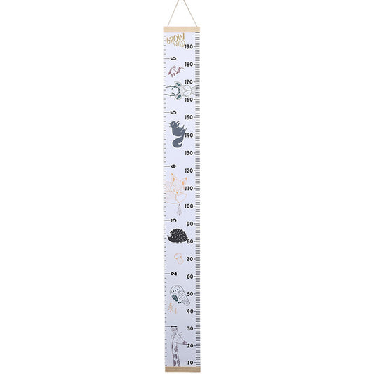 Wall Hanging Growth Chart - Woodland Animals