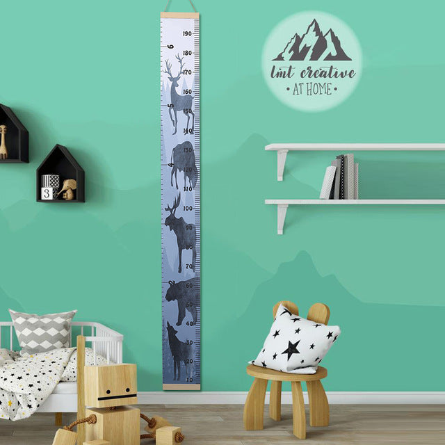 Wall Hanging Growth Chart - Woodland Animals