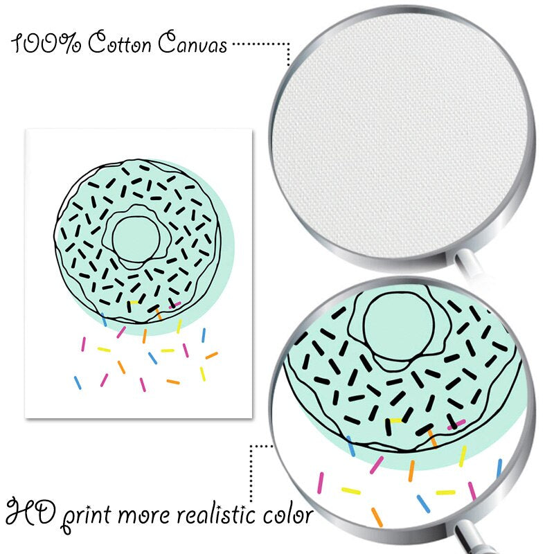 Children's Canvas Wall Art - Rainbow Series - Just Kidding Store