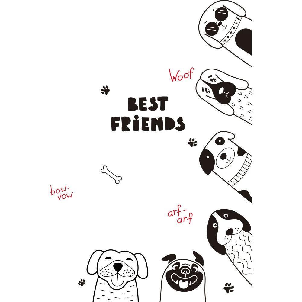 Peeking Dogs Corner Wall Sticker Kids Wall Decals - Just Kidding Store