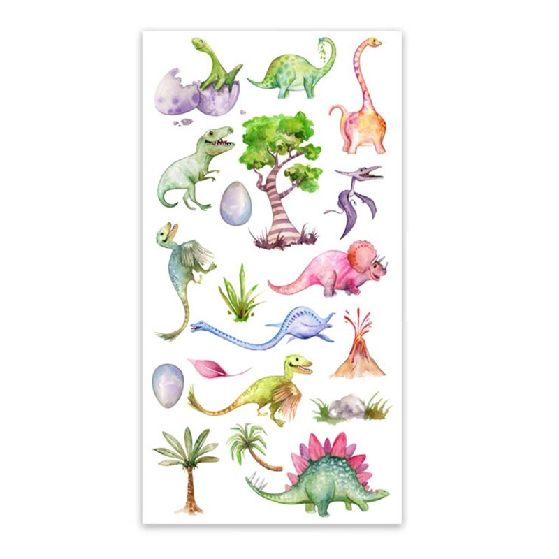 Watercolor Dinosaurs Wall Sticker