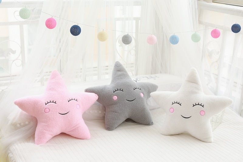 Plush Cushion - Cloud Moon Star Raindrop - Just Kidding Store