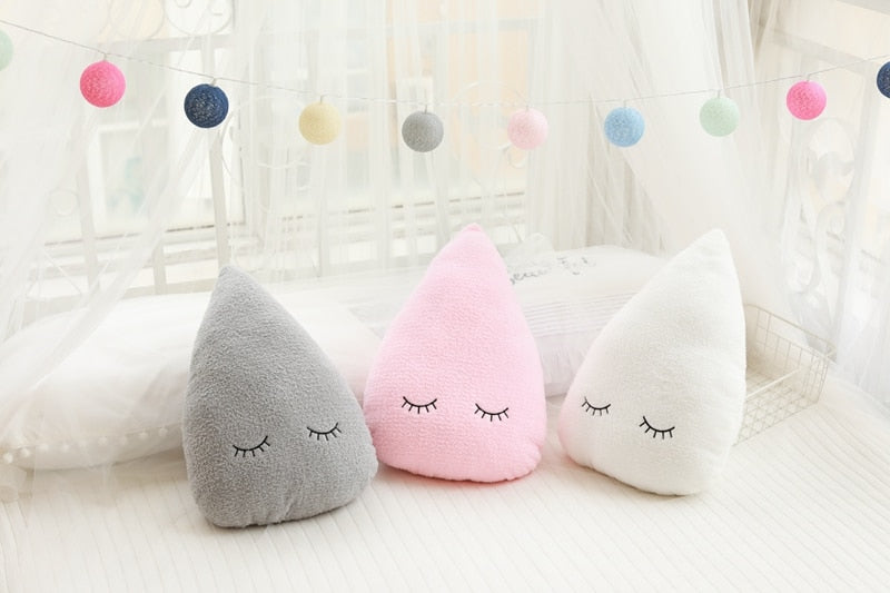 Plush Cushion - Cloud Moon Star Raindrop - Just Kidding Store