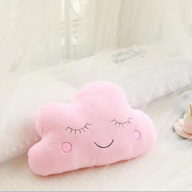 Plush Cushion - Cloud Moon Star Raindrop - Just Kidding Store