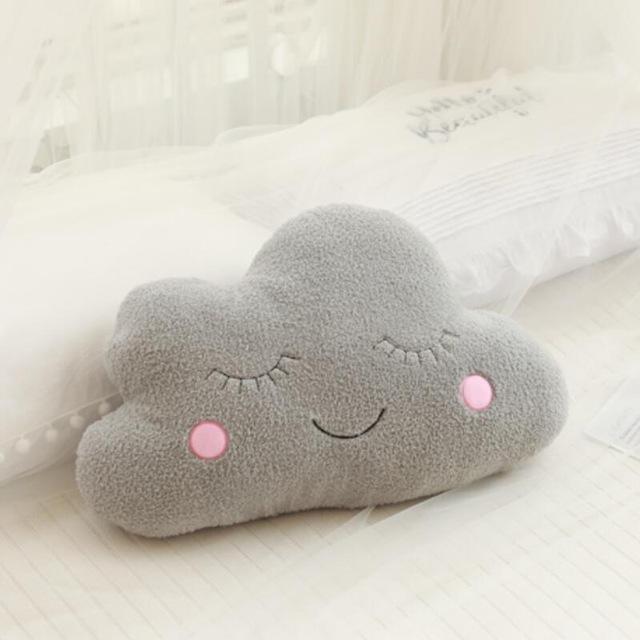 Plush Cushion - Cloud Moon Star Raindrop - Just Kidding Store
