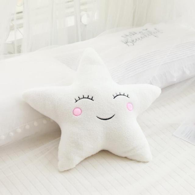 Plush Cushion - Cloud Moon Star Raindrop - Just Kidding Store