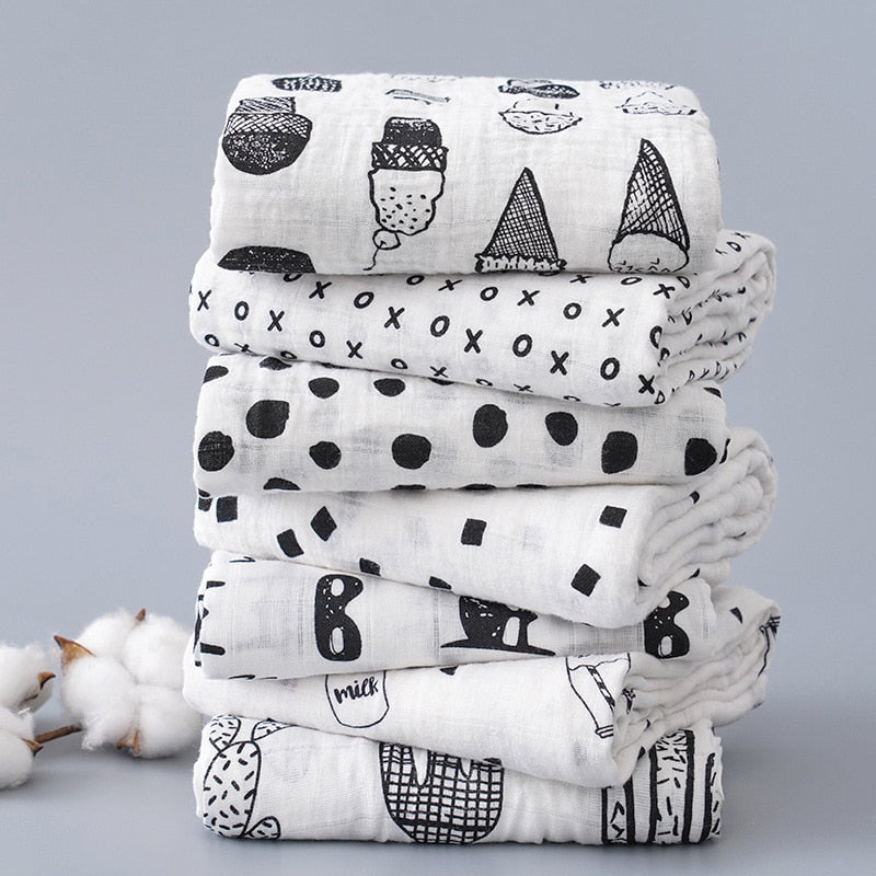 Monochrome muslin deals