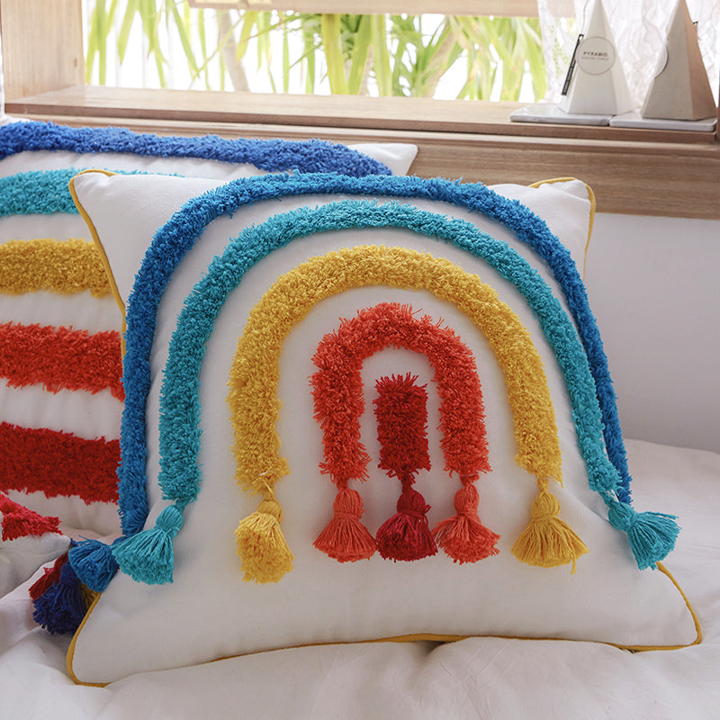 Handmade Rainbow Cushion Cover - Kids Pillows - Just Kidding Store