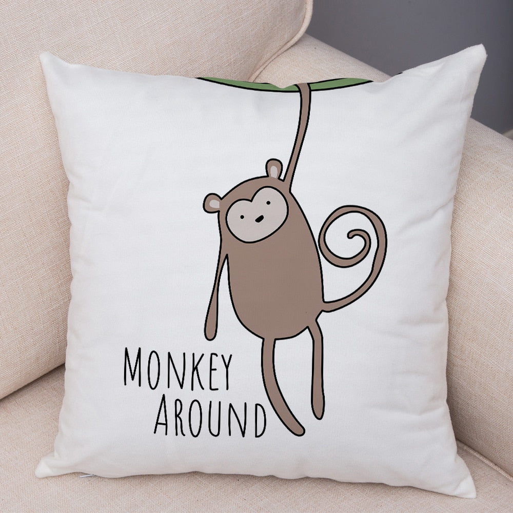 Animal Series Children's Cushion Covers - Just Kidding Store