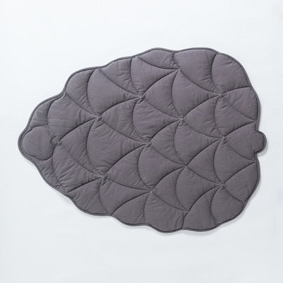 Nordic Leaf Rug Soft Cotton Floor Mat Rugs Baby Kids Bedroom Nursery Decor Carpet Blanket Living Room Home New Year Decoration