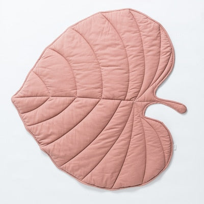 Nordic Leaf Rug Soft Cotton Floor Mat Rugs Baby Kids Bedroom Nursery Decor Carpet Blanket Living Room Home New Year Decoration