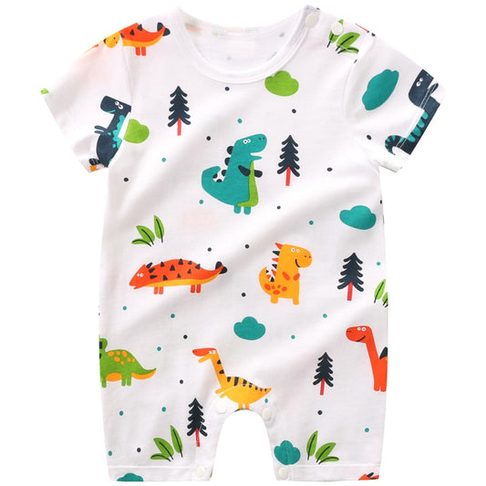 Little Dinosaur Baby Toddler Summer Romper - Just Kidding Store