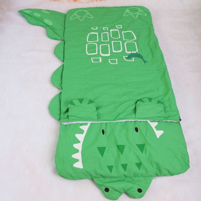 Green Dinosaur Rabbit Sleeping Bag Kids sleep Sack - Just Kidding Store