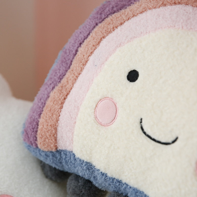 Cloud Cushion Childrens Pillow Rainbow Egg Yolk Thunder - Just Kidding Store