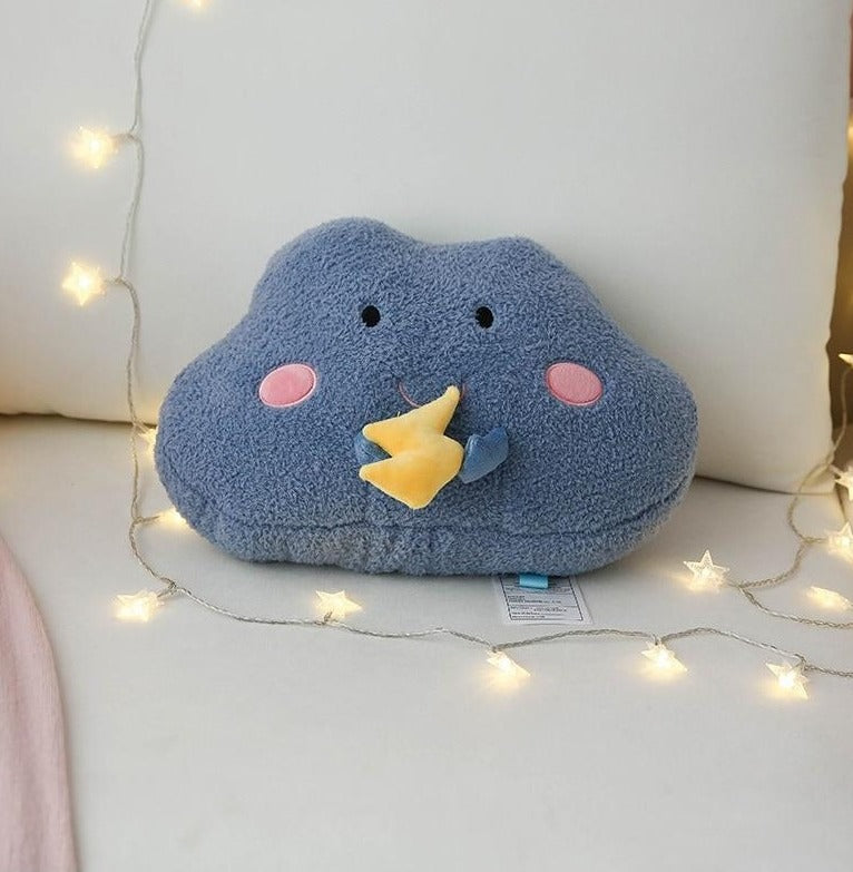 Cloud Cushion Childrens Pillow Rainbow Egg Yolk Thunder - Just Kidding Store