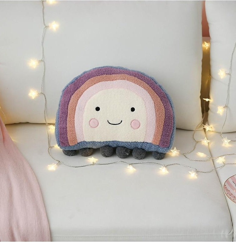 Cloud Cushion Childrens Pillow Rainbow Egg Yolk Thunder - Just Kidding Store