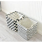 Monochrome Cube Canvas Basket - Toy Storage Box - Just Kidding Store