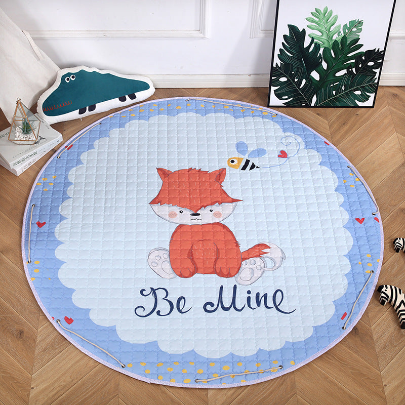 Activity Play Mat - Toy Storage Bag - Red Fox - Just Kidding Store