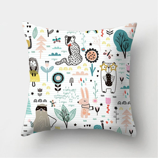 Decorative Cushions Pillowcase Throw Pillow Cover - Just Kidding Store