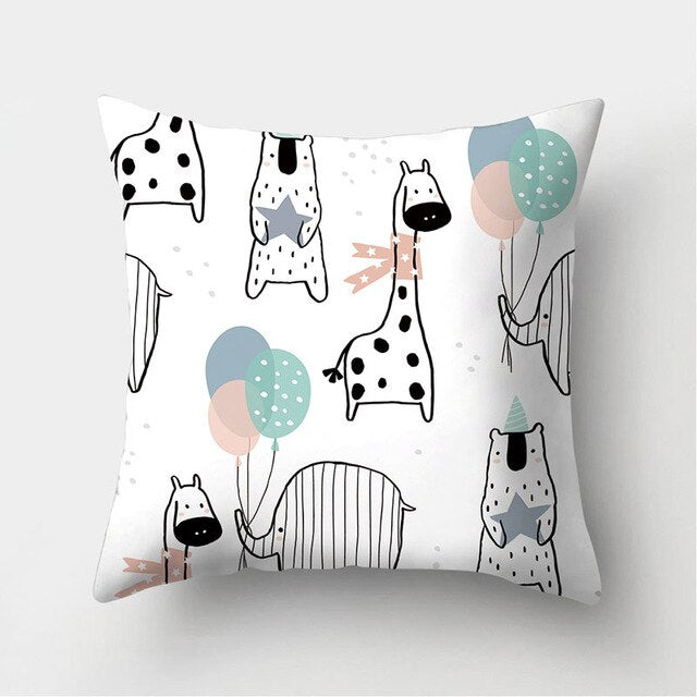 Decorative Cushions Pillowcase Throw Pillow Cover - Just Kidding Store