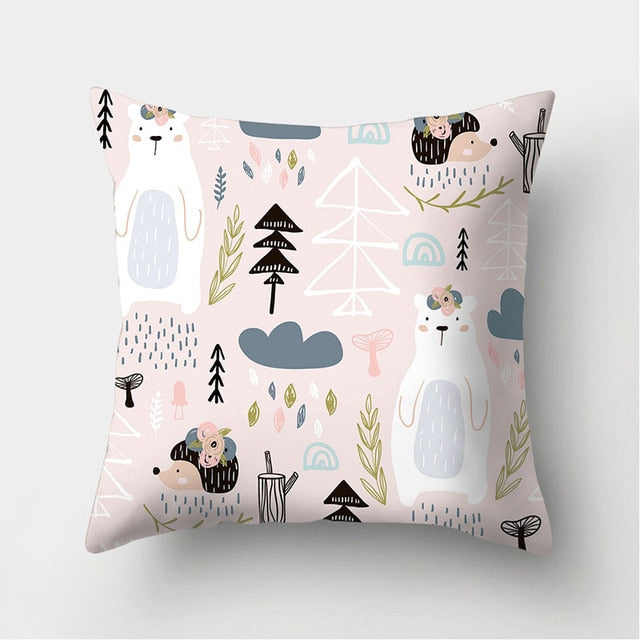 Decorative Cushions Pillowcase Throw Pillow Cover - Just Kidding Store