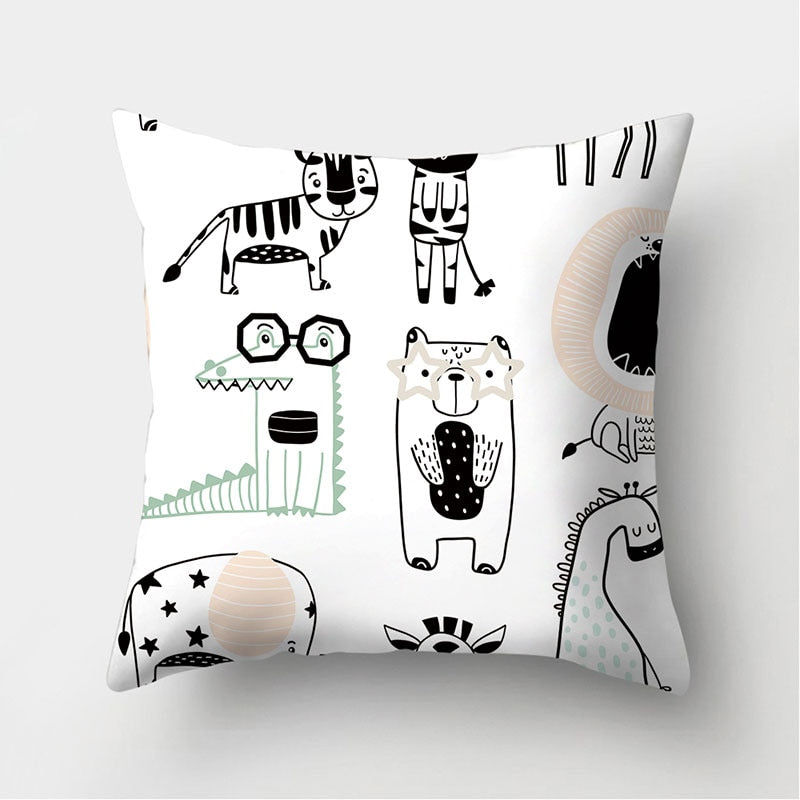 Decorative Cushions Pillowcase Throw Pillow Cover - Just Kidding Store