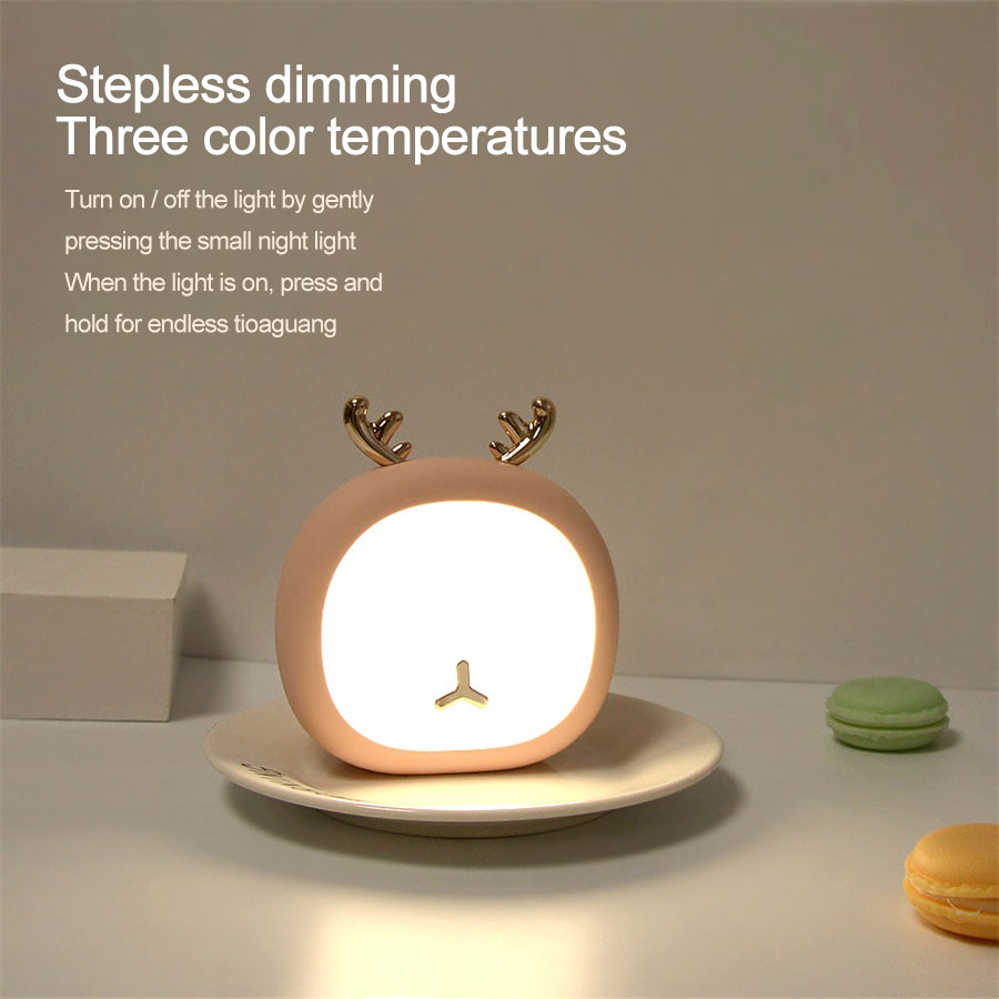 Dimmable LED Touch Sensor Night Light - Rabbit - Deer
