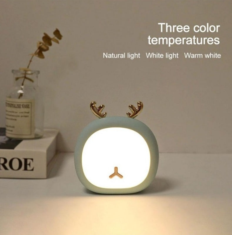 Dimmable LED Touch Sensor Night Light Rabbit Deer - Just Kidding Store