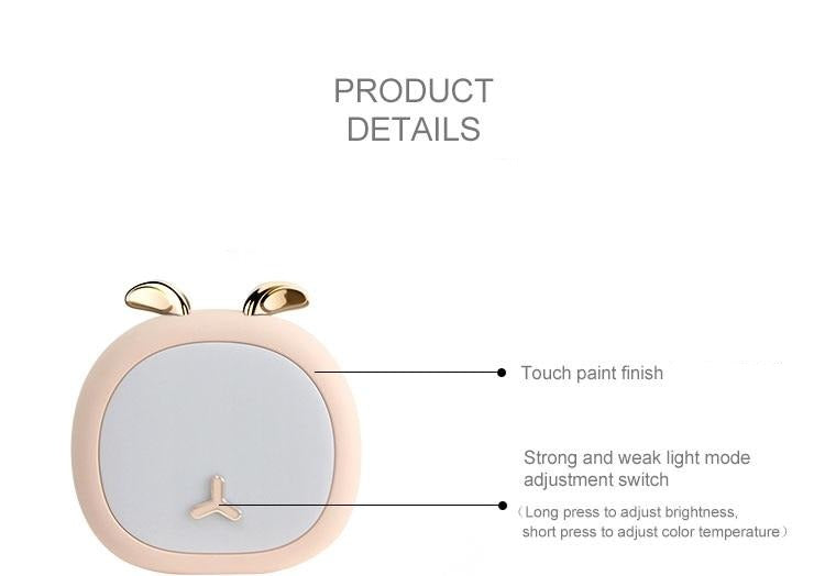 Dimmable LED Touch Sensor Night Light Rabbit Deer - Just Kidding Store
