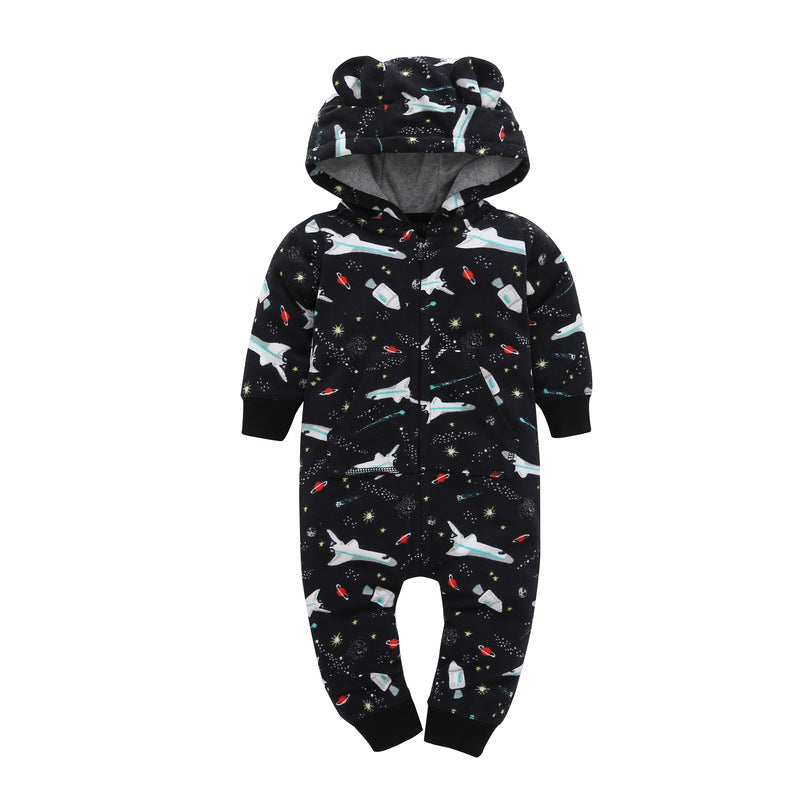 Airplanes Winter Baby Kids Romper - Just Kidding Store