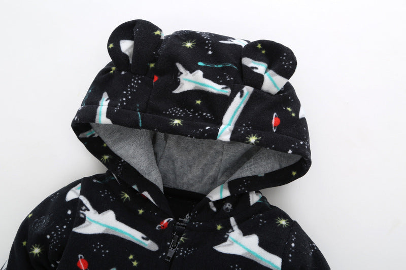 Airplanes Winter Baby Kids Romper - Just Kidding Store