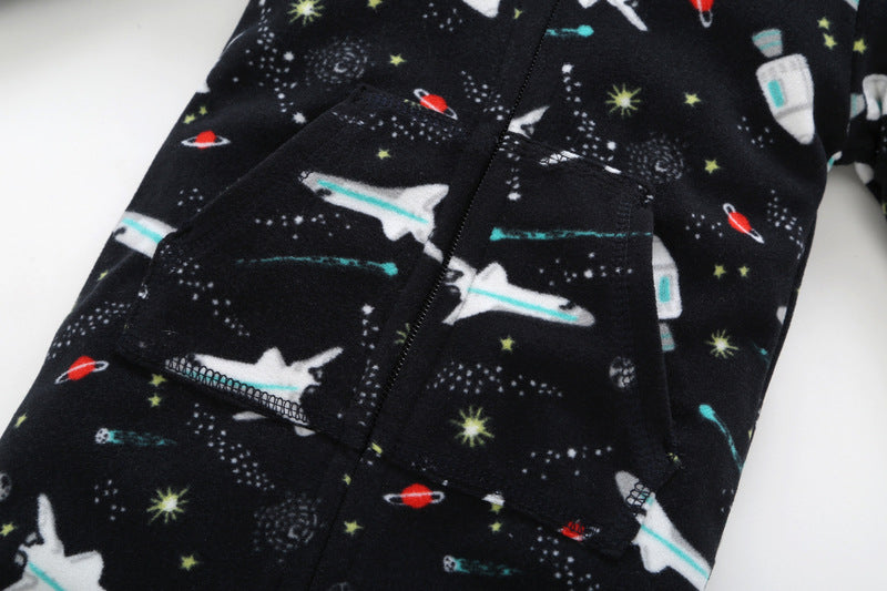 Airplanes Winter Baby Kids Romper - Just Kidding Store