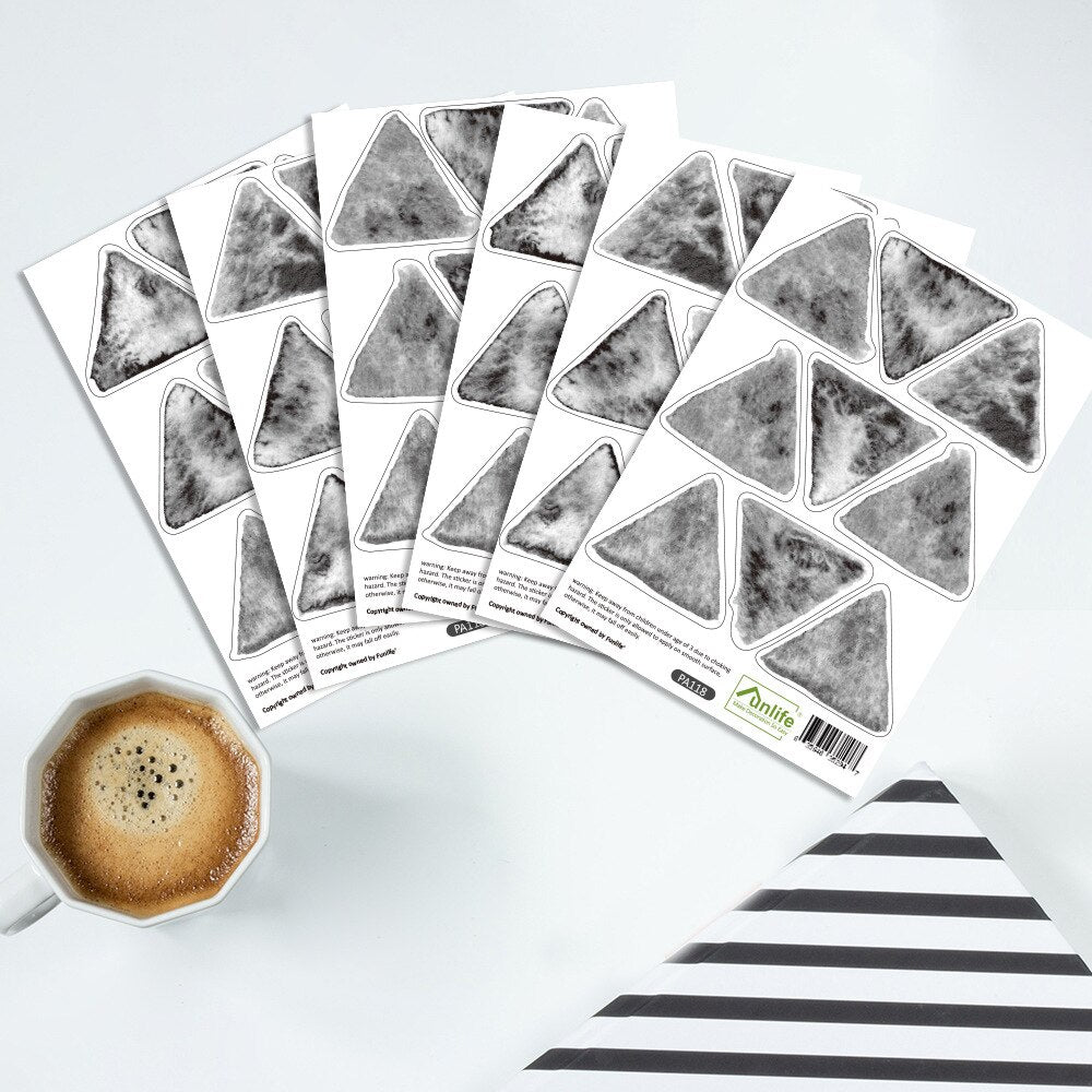Watercolor Triangles Wall Decal Nursery Stickers - Just Kidding Store