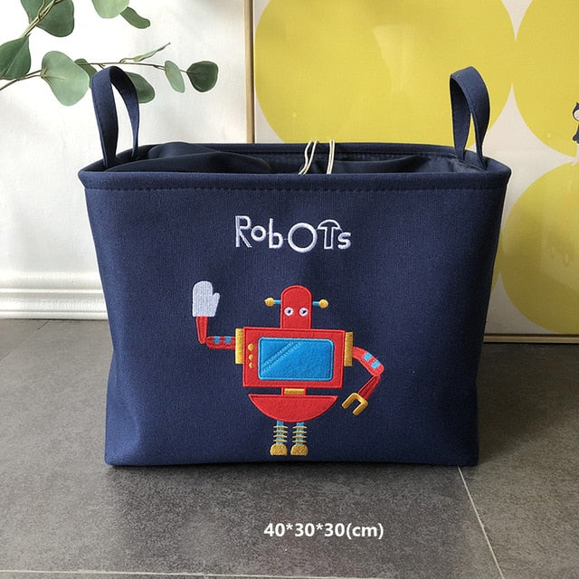 Toy Storage Basket - Folding Organizer - Just Kidding Store