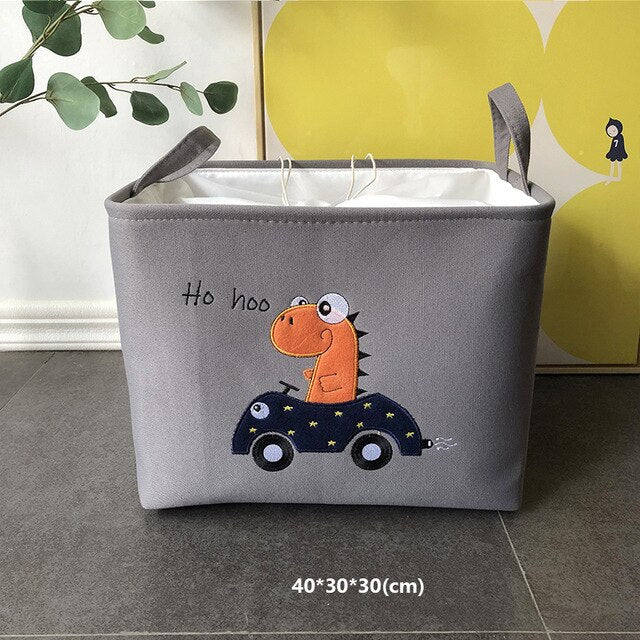 Toy Storage Basket - Folding Organizer - Just Kidding Store